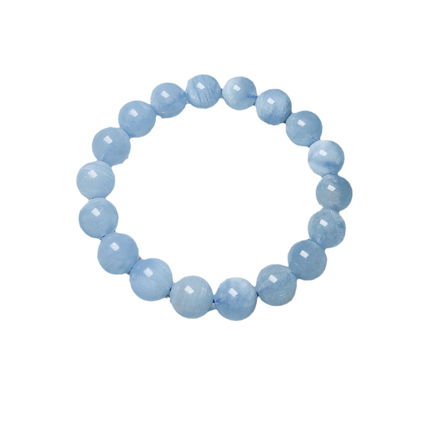 "Sea Salt Dreams" | Gentle Milky Aquamarine Healing Bracelet