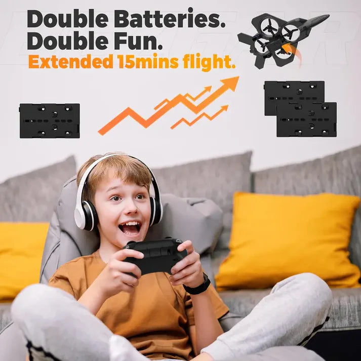 🎄 Christmas Big Sale - 50% Off! Foam Remote Control Drones Suitable for Kids & Beginners, Remote Control Fighter Toys.