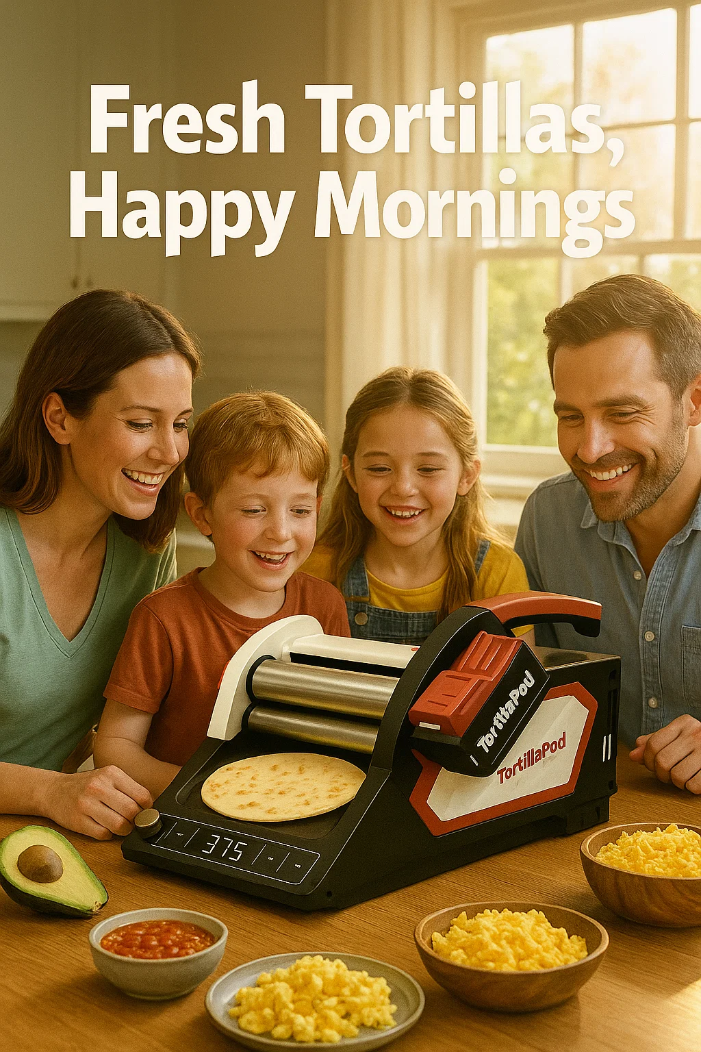 🐦Early Bird Special! TortillaPod: Fresh, Hot Tortillas in Seconds, Anywhere